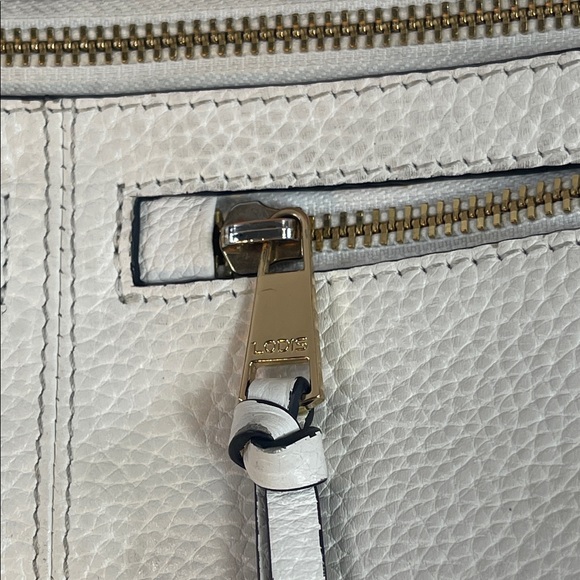 Lodis Ivory Leather Crossbody Bag - Picture 12 of 13